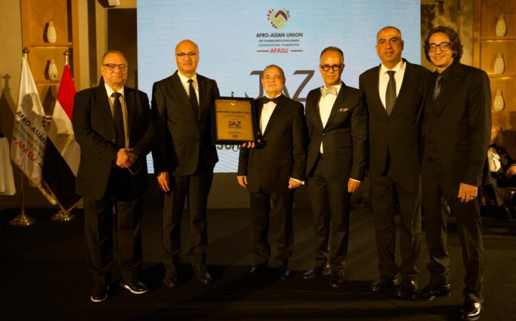 JAZ Hotel Group and Mr. Alaa Akel Awarded the AFASU Highest Golden Honors - TRAVELINDEX